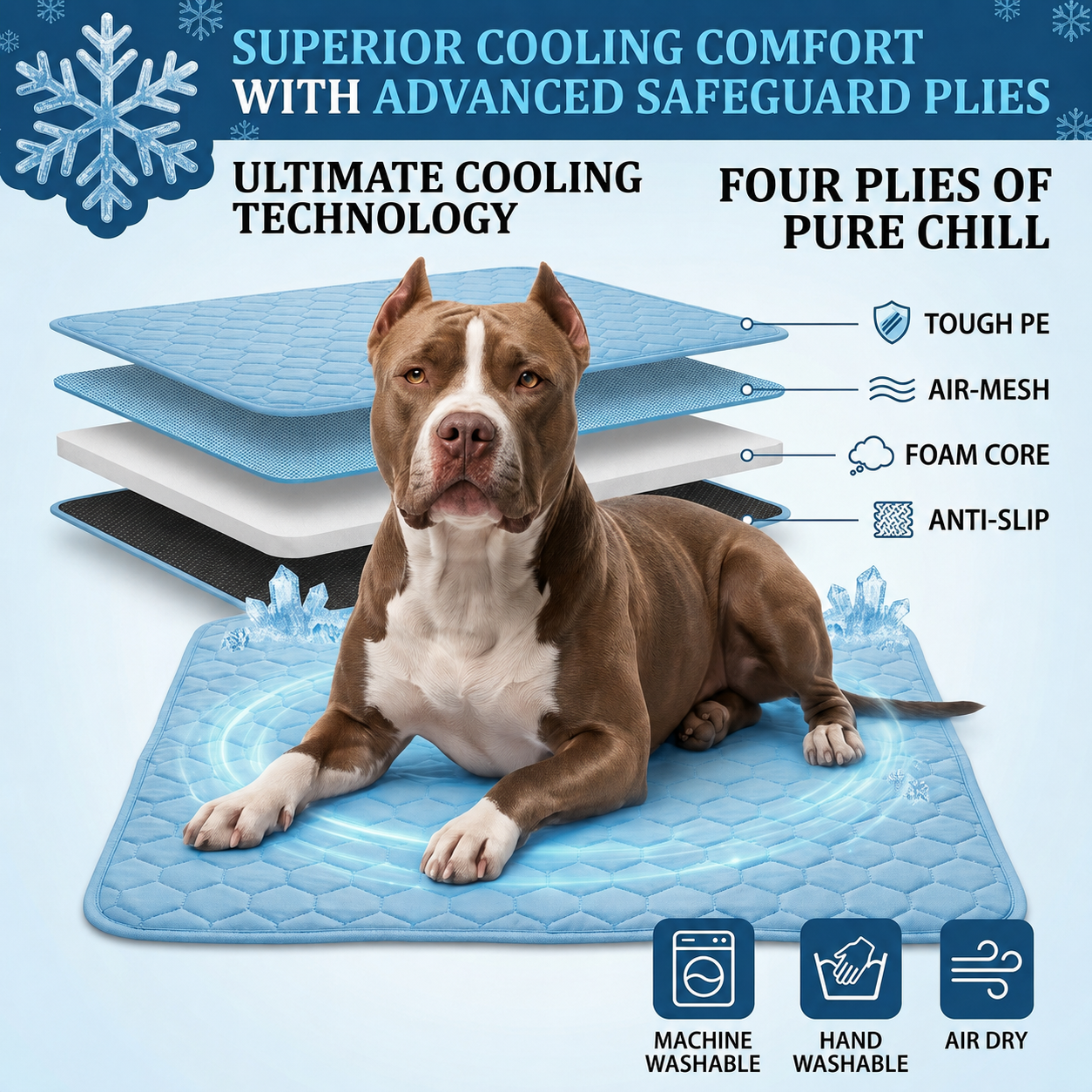 FrostyPad - Pet Cooling Mat Ice Pad